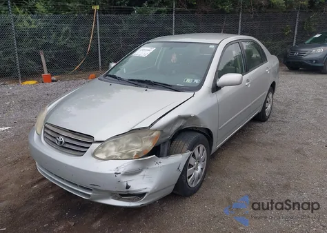 2004 Toyota Corolla Le из США, поврежденный, VIN JTDBR32E042017092